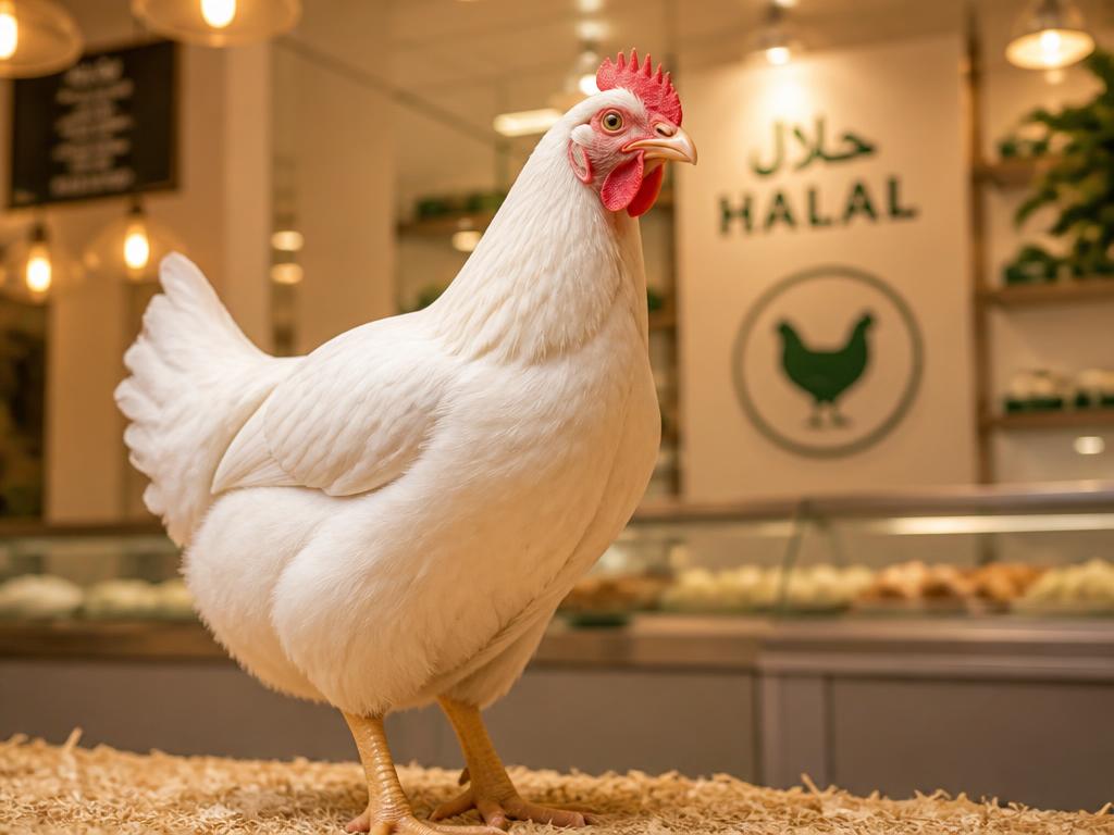 Premium live white chicken